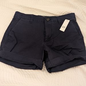 GAP City Short Mid Rise - Dark Blue - NWT - Size 0